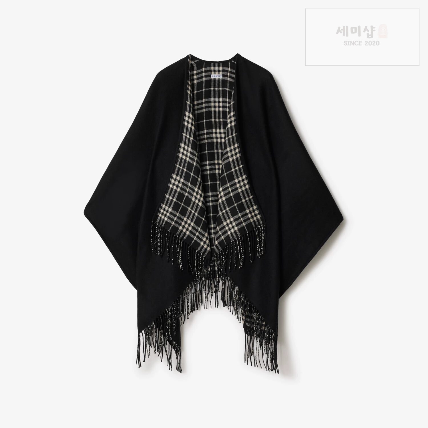 Burberry 버버리 체크 울 리버시블 케이프 3컬러 악세사리 15번 이미지