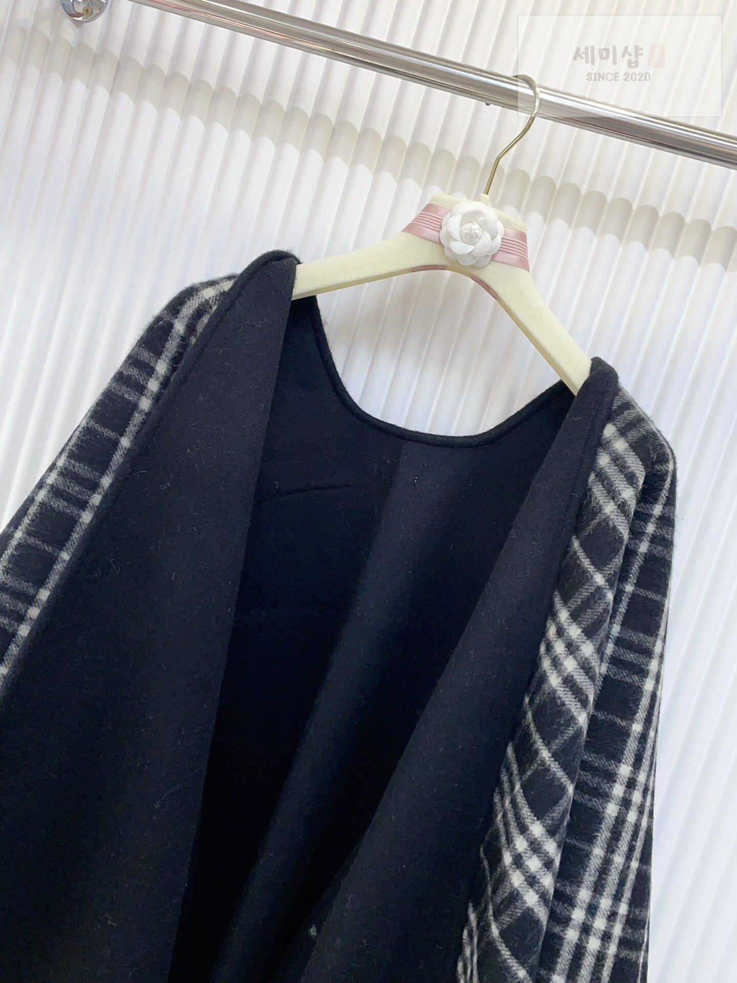 Burberry 버버리 체크 울 리버시블 케이프 3컬러 악세사리 6번 이미지