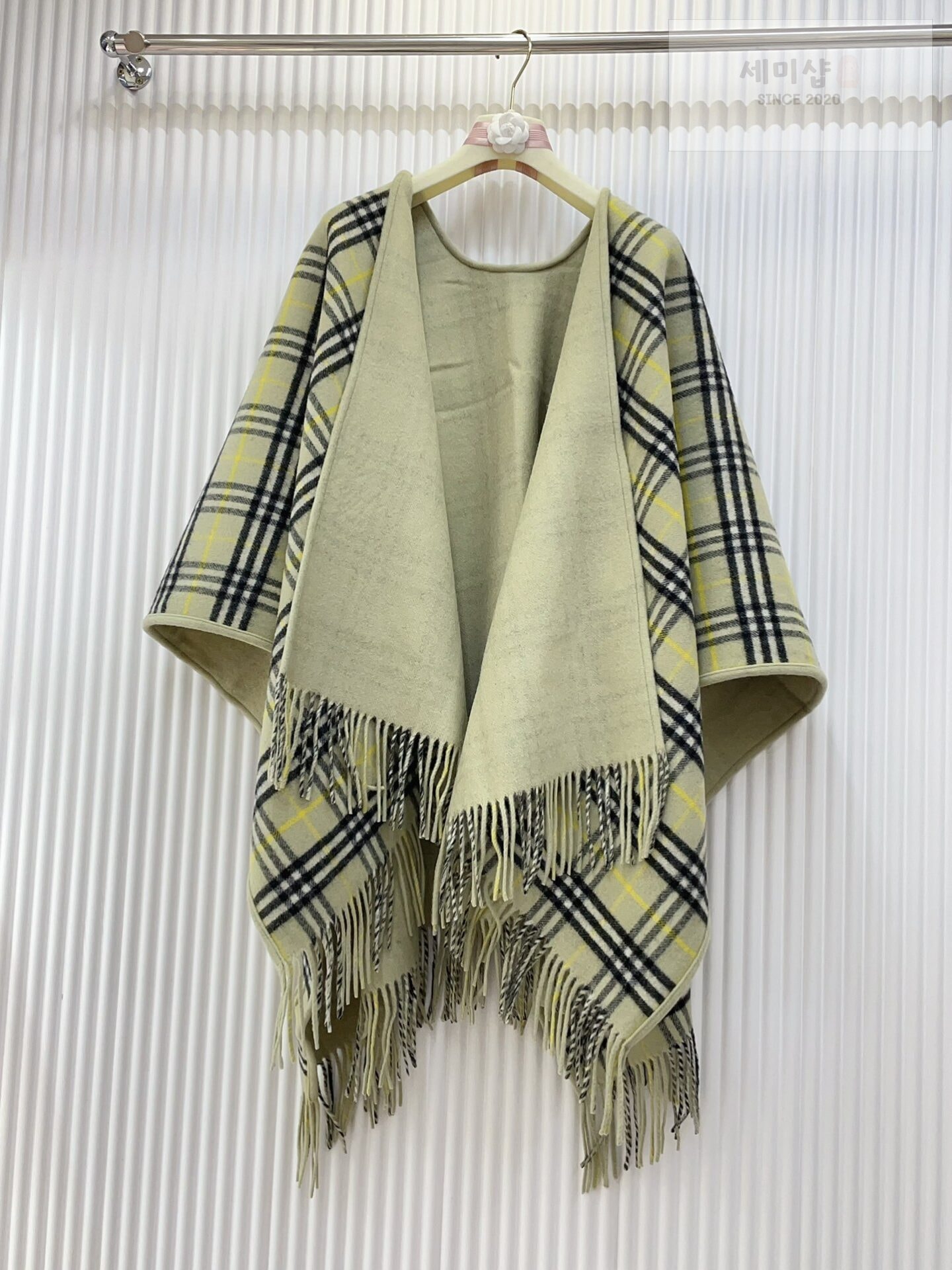 Burberry 버버리 체크 울 리버시블 케이프 3컬러 악세사리 8번 이미지
