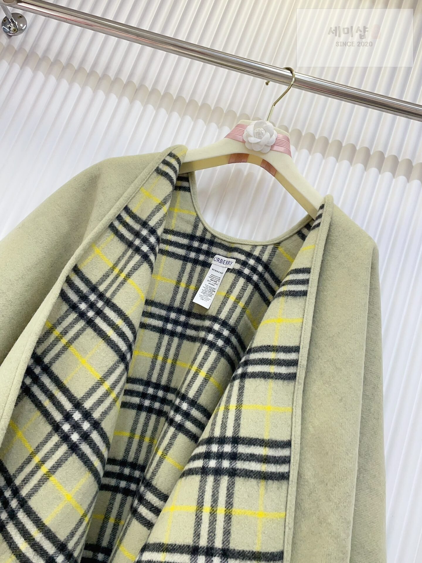 Burberry 버버리 체크 울 리버시블 케이프 3컬러 악세사리 16번 이미지