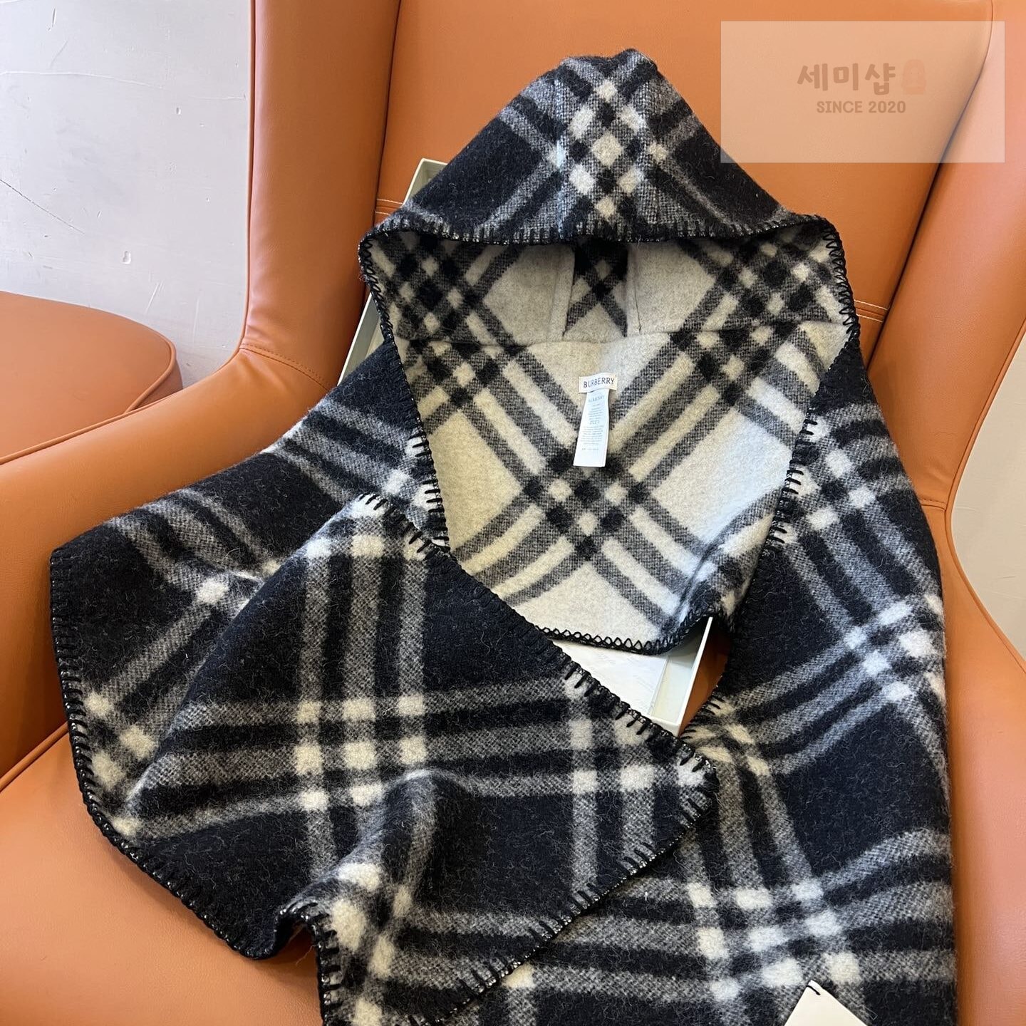 Burberry 버버리 체크 울 후드 머플러 5컬러 레플리카 1번 이미지 - 악세사리 | 세미샵 레플리카 사이트