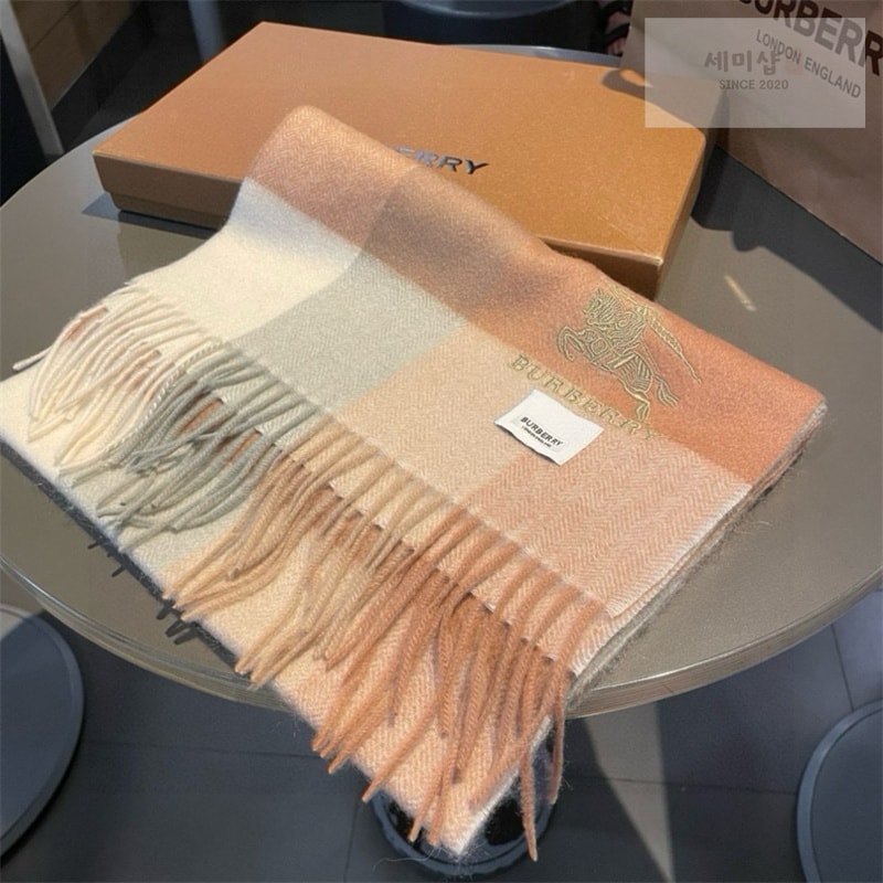 Burberry 버버리 체크 EKD 캐시미어 스카프 머플러 1# 악세사리 3번 이미지