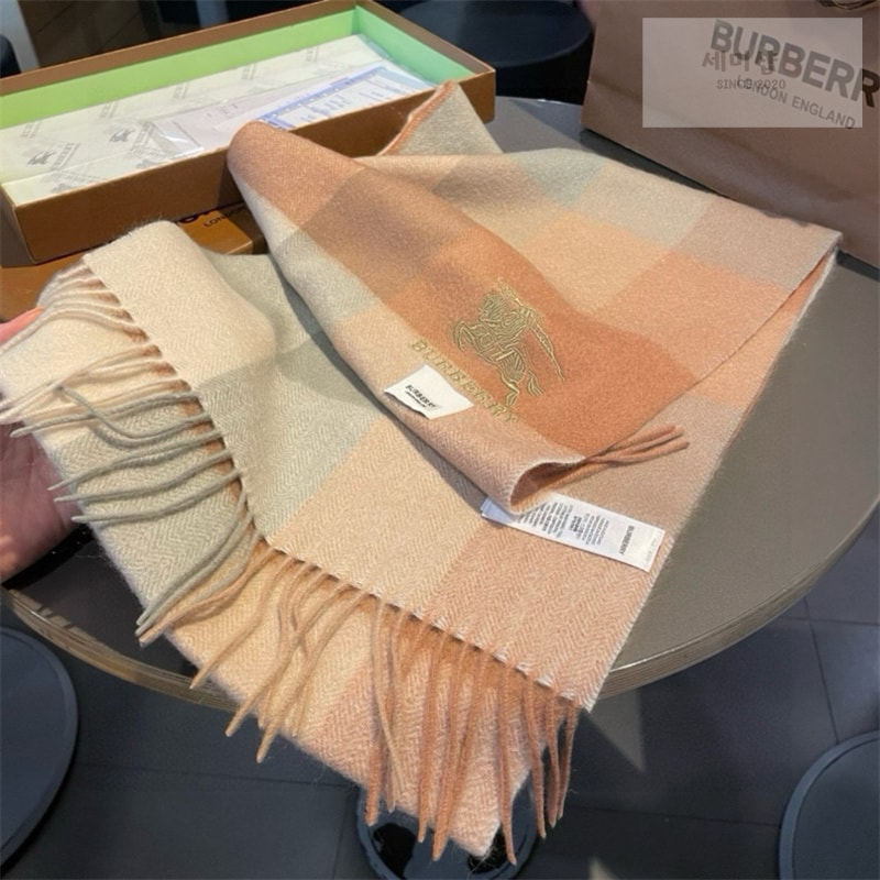 Burberry 버버리 체크 EKD 캐시미어 스카프 머플러 1# 악세사리 18번 이미지