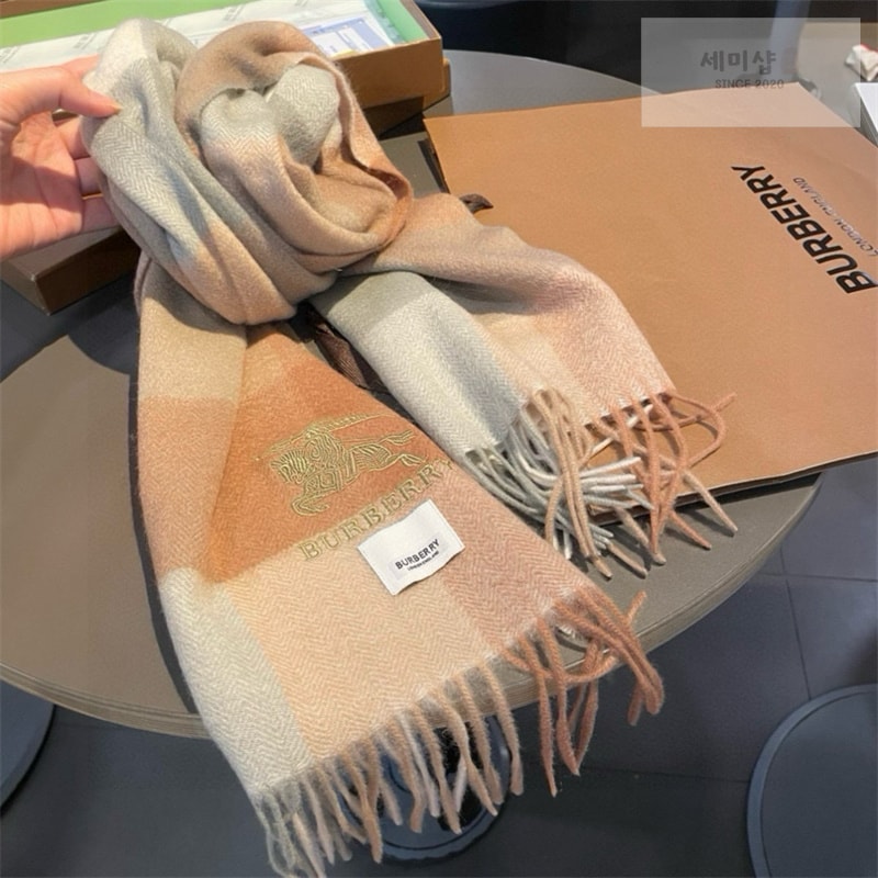 Burberry 버버리 체크 EKD 캐시미어 스카프 머플러 1# 악세사리 5번 이미지