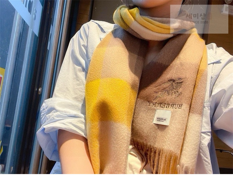 Burberry 버버리 체크 EKD 캐시미어 스카프 머플러 1# 악세사리 6번 이미지