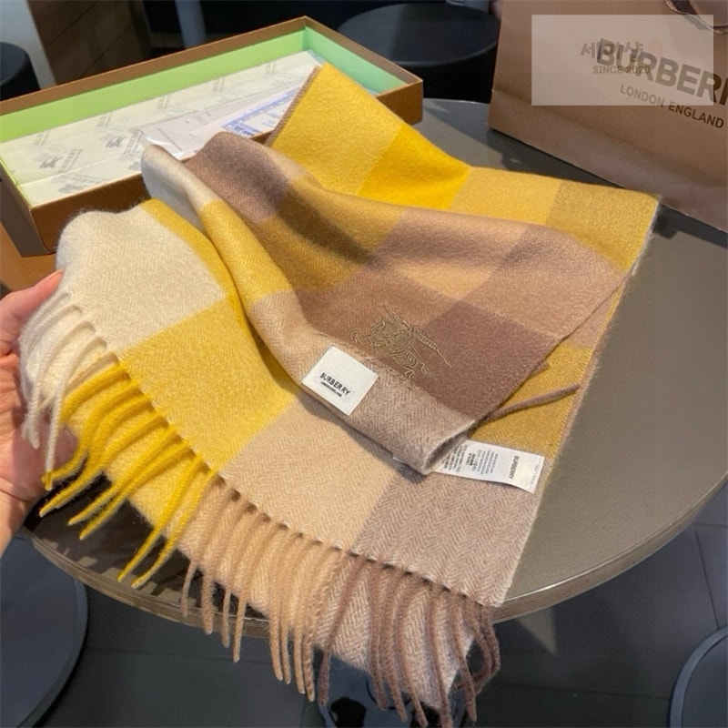 Burberry 버버리 체크 EKD 캐시미어 스카프 머플러 1# 악세사리 9번 이미지
