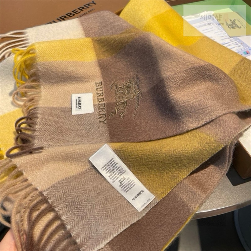 Burberry 버버리 체크 EKD 캐시미어 스카프 머플러 1# 악세사리 23번 이미지