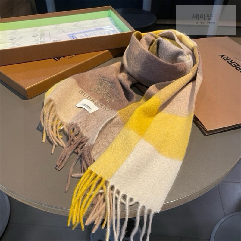 Burberry 버버리 체크 EKD 캐시미어 스카프 머플러 1# 악세사리 11번 이미지