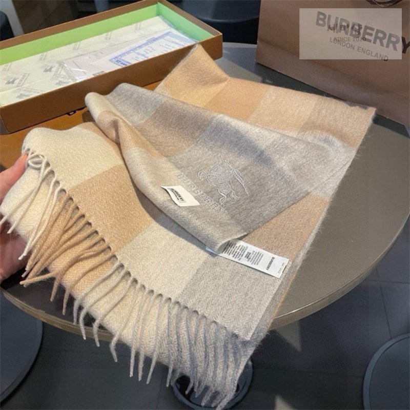 Burberry 버버리 체크 EKD 캐시미어 스카프 머플러 1# 악세사리 14번 이미지