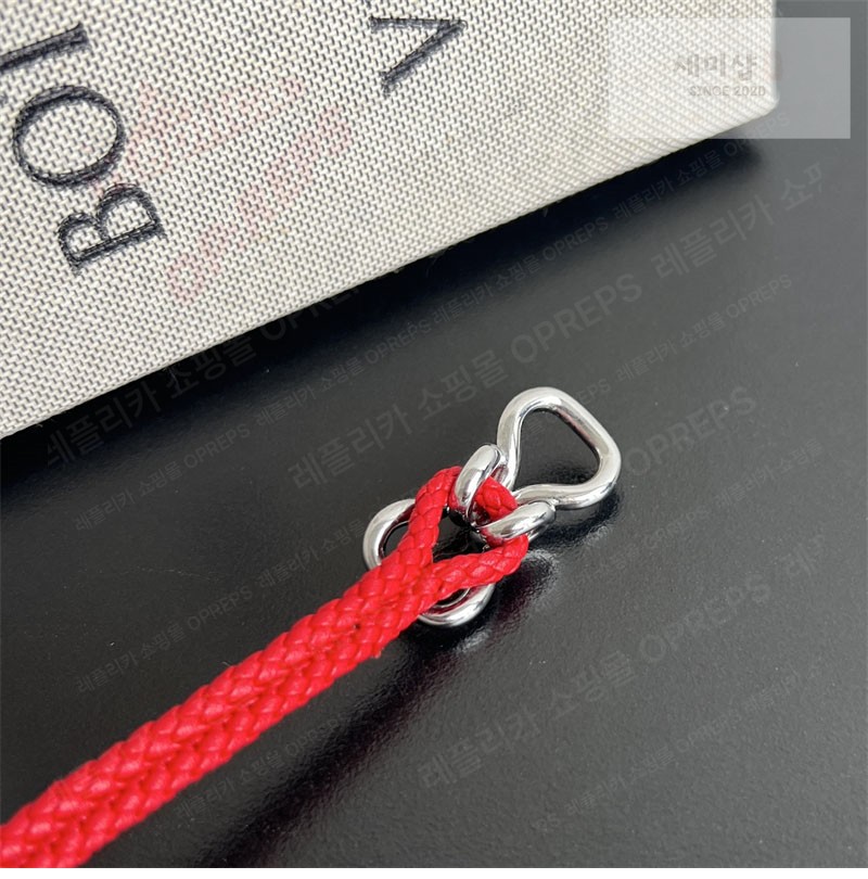 Bottega Veneta 보테가베네타 스털링 실버 브레이드 나파 레더 브레이슬릿 829387 브라운 악세사리 11번 이미지