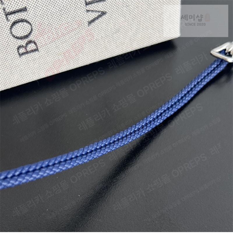 Bottega Veneta 보테가베네타 스털링 실버 브레이드 나파 레더 브레이슬릿 829387 브라운 악세사리 30번 이미지