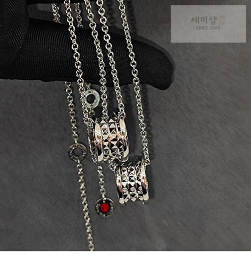Bulgari 불가리 세이브더칠드런 실버 목걸이 악세사리 6번 이미지