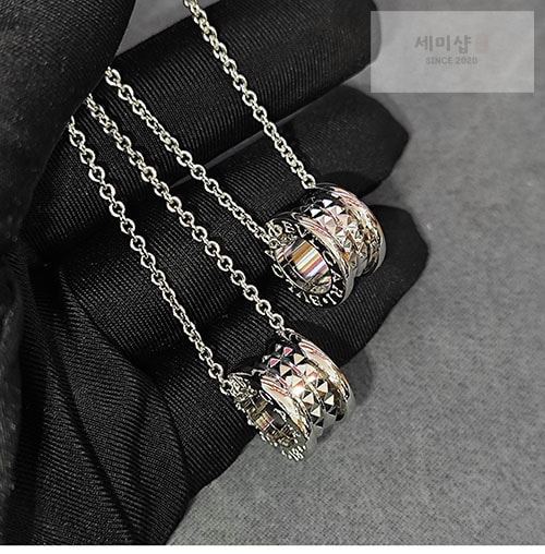Bulgari 불가리 세이브더칠드런 실버 목걸이 악세사리 2번 이미지