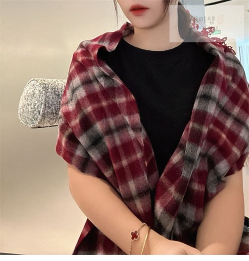 Vivienne Westwood 비비안웨스트우드 캐시미어 체크 머플러 악세사리 13번 이미지