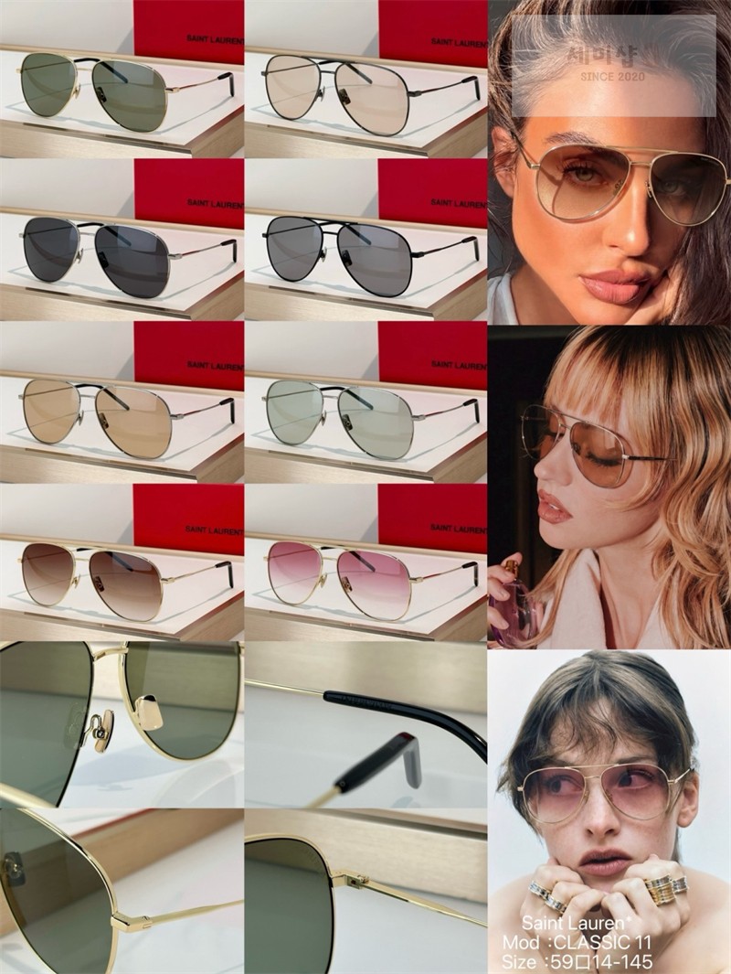 Saint Laurent 생로랑 클래식 11 에비에이터 선글라스 1# 악세사리 21번 이미지