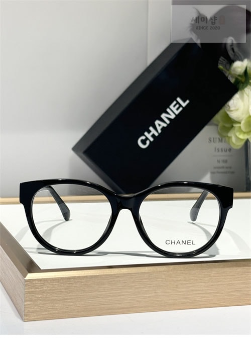 C H A N E L 샤넬 로고 템플 3471-S-A 안경 악세사리 18번 이미지