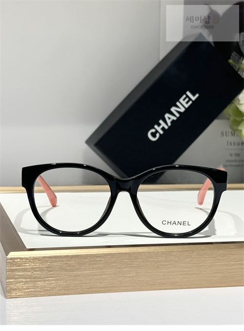 C H A N E L 샤넬 로고 템플 3471-S-A 안경 악세사리 4번 이미지