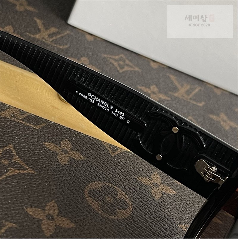 C H A N E L 샤넬 직사각 아세테이트 선글라스 악세사리 10번 이미지