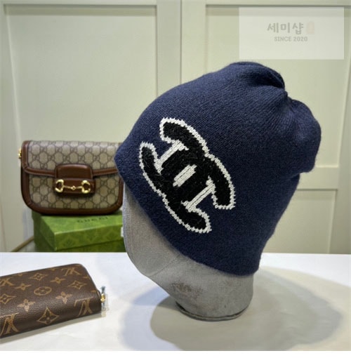 C H A N E L 샤넬 CC 니트 비니 악세사리 3번 이미지