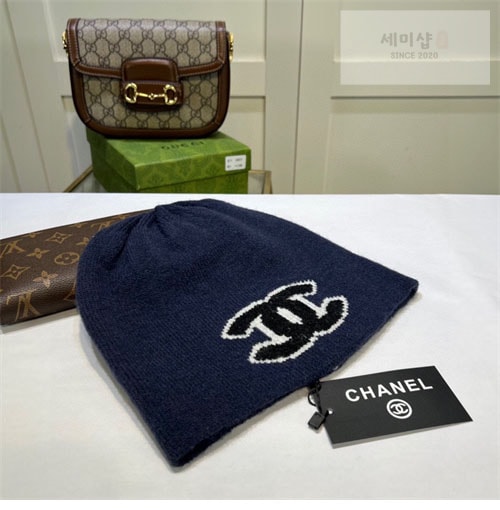 C H A N E L 샤넬 CC 니트 비니 악세사리 5번 이미지