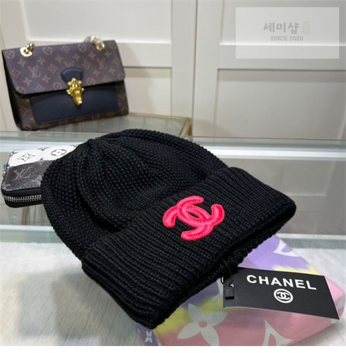 C H A N E L 샤넬 CC 니트 비니 악세사리 3번 이미지