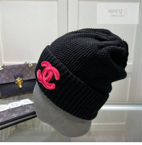 C H A N E L 샤넬 CC 니트 비니 악세사리 8번 이미지