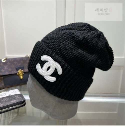 C H A N E L 샤넬 CC 니트 비니 악세사리 14번 이미지