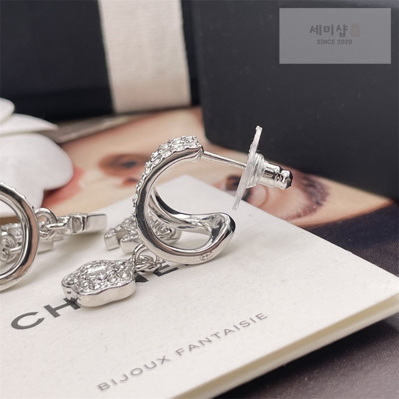 C H A N E L 샤넬 CC 펜던트 이어링 악세사리 7번 이미지