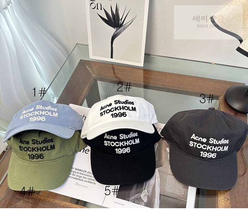 Acne Studios 아크네 스톡홀름 1996 로고 볼캡 1# 악세사리 2번 이미지