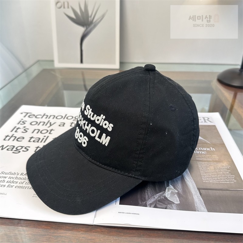 Acne Studios 아크네 스톡홀름 1996 로고 볼캡 1# 악세사리 4번 이미지