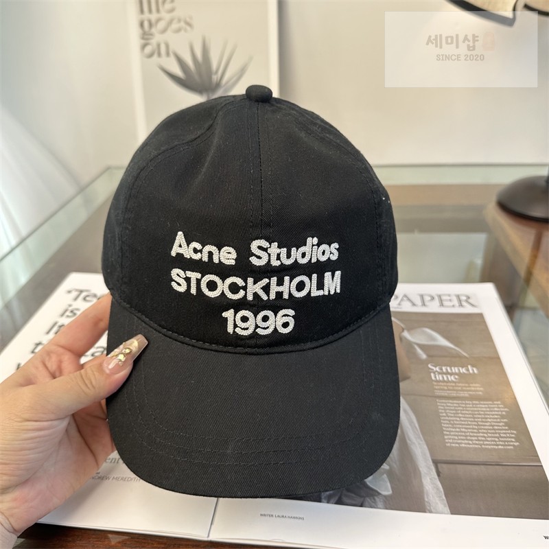 Acne Studios 아크네 스톡홀름 1996 로고 볼캡 1# 악세사리 6번 이미지