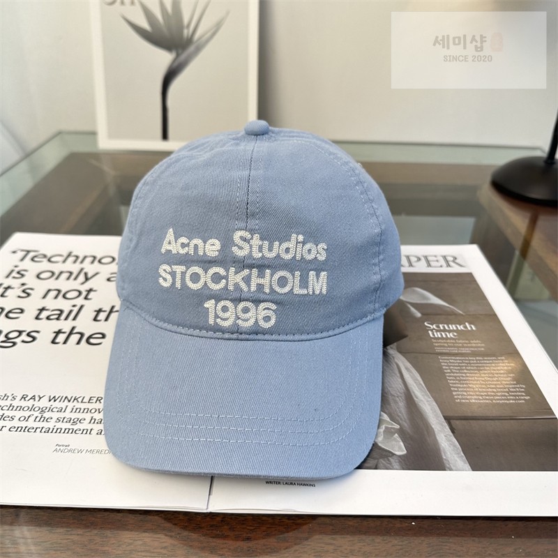 Acne Studios 아크네 스톡홀름 1996 로고 볼캡 1# 악세사리 12번 이미지