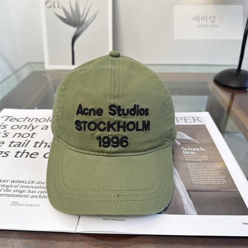 Acne Studios 아크네 스톡홀름 1996 로고 볼캡 1# 악세사리 21번 이미지