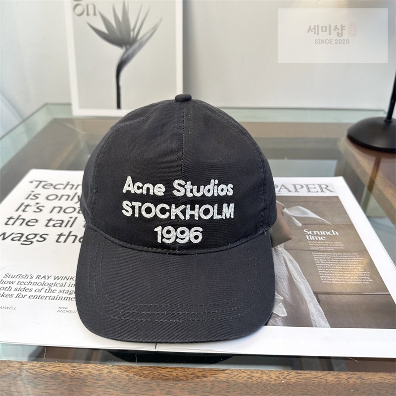 Acne Studios 아크네 스톡홀름 1996 로고 볼캡 1# 악세사리 39번 이미지