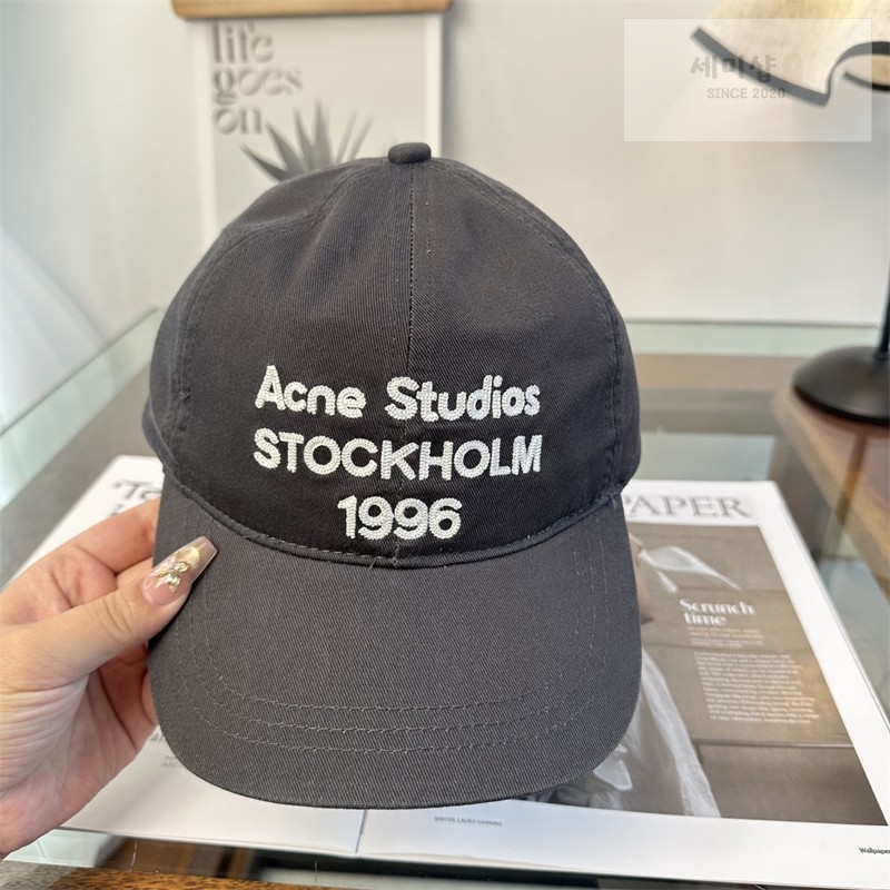 Acne Studios 아크네 스톡홀름 1996 로고 볼캡 1# 악세사리 42번 이미지