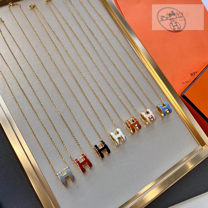 Hermes 에르메스 미니 팝아슈 목걸이 악세사리 1번 이미지