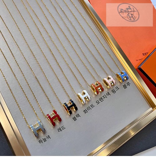 Hermes 에르메스 미니 팝아슈 목걸이 악세사리 6번 이미지