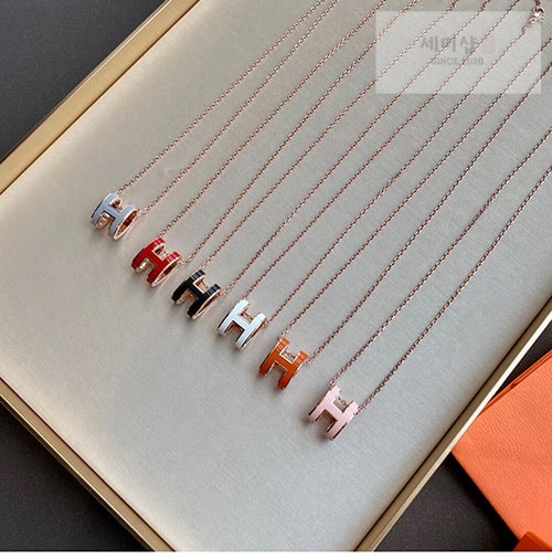 Hermes 에르메스 미니 팝아슈 목걸이 악세사리 4번 이미지