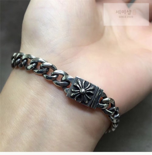 Chrome Hearts 크롬하츠 라지박스 CH 크로스 팔찌 악세사리 8번 이미지