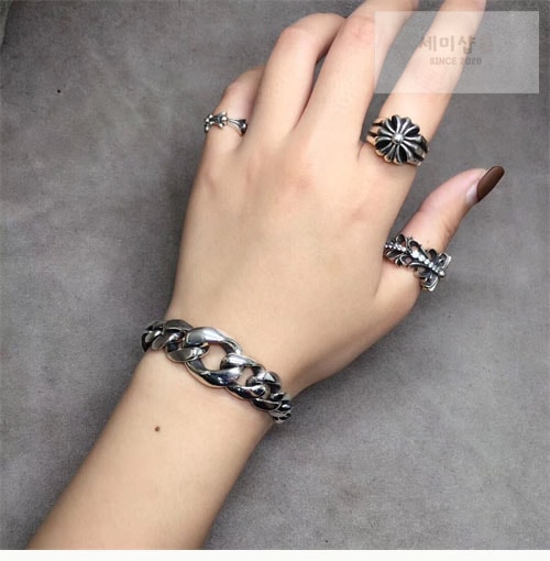 Chrome Hearts 크롬하츠 라지박스 CH 크로스 팔찌 악세사리 9번 이미지