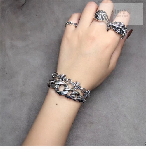 Chrome Hearts 크롬하츠 라지박스 CH 크로스 팔찌 악세사리 10번 이미지