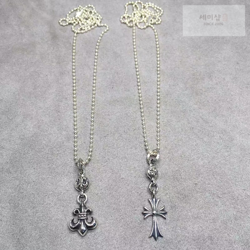 Chrome Hearts 크롬하츠 원볼 크로스/BS플레어 목걸이 악세사리 1번 이미지