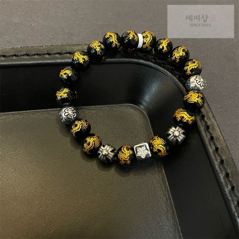 Chrome Hearts 크롬하츠 원석 비즈 브레이슬릿 플뢰르 악세사리 4번 이미지