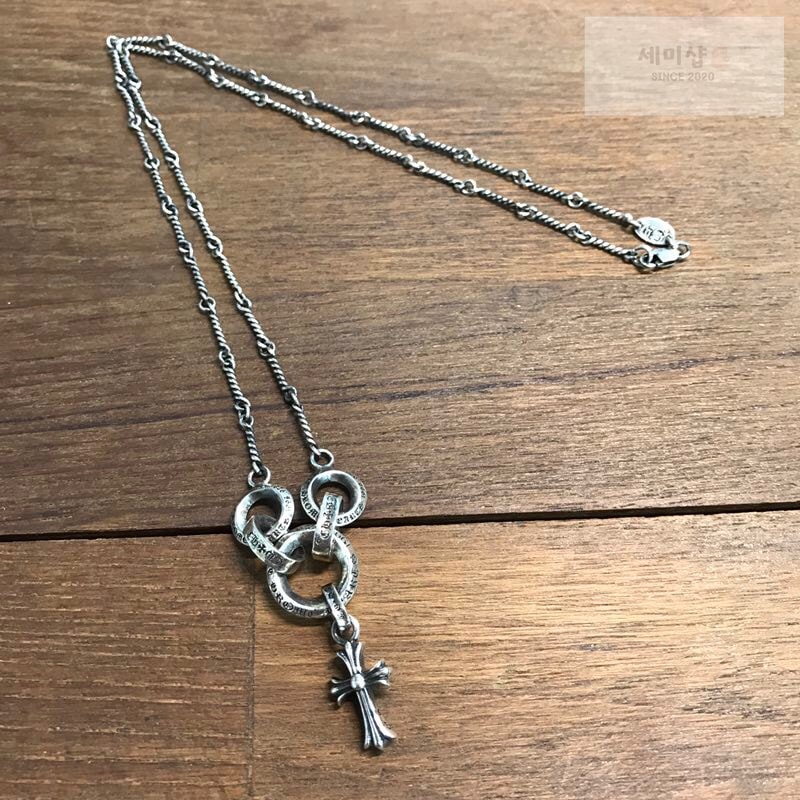Chrome Hearts 크롬하츠 트위스트 베이비펫 체인 목걸이 펜던트 50cm 악세사리 1번 이미지