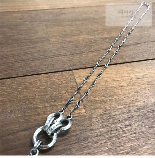 Chrome Hearts 크롬하츠 트위스트 베이비펫 체인 목걸이 펜던트 50cm 악세사리 2번 이미지
