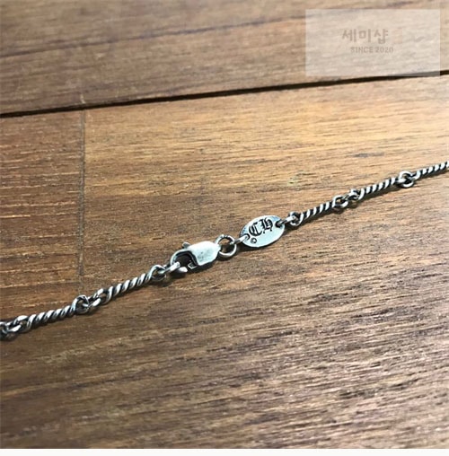 Chrome Hearts 크롬하츠 트위스트 베이비펫 체인 목걸이 펜던트 50cm 악세사리 6번 이미지