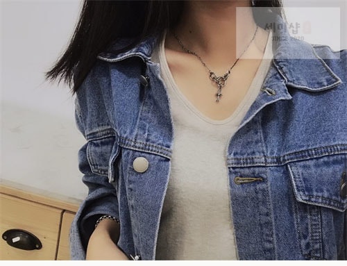 Chrome Hearts 크롬하츠 트위스트 베이비펫 체인 목걸이 펜던트 50cm 악세사리 7번 이미지