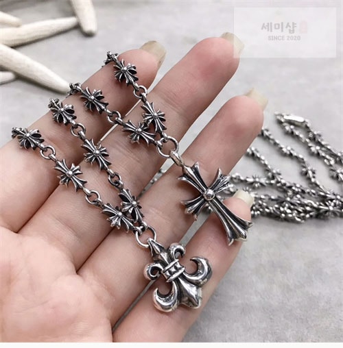Chrome Hearts 크롬하츠 티아니 목걸이 50cm 2종류 악세사리 4번 이미지