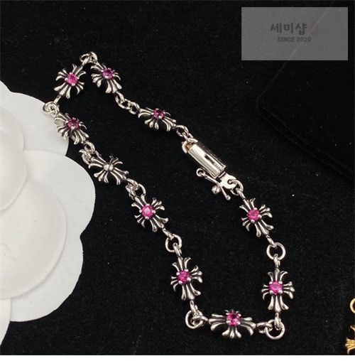 Chrome Hearts 크롬하츠 티아니 E 크로스 팔찌 악세사리 2번 이미지