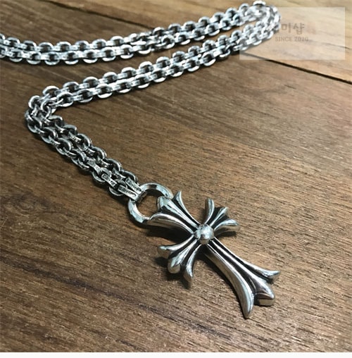 Chrome Hearts 크롬하츠 페이퍼체인 925실버 목걸이 60cm 악세사리 2번 이미지